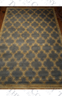 Slate Blue Lattice (5'3"x7'7")