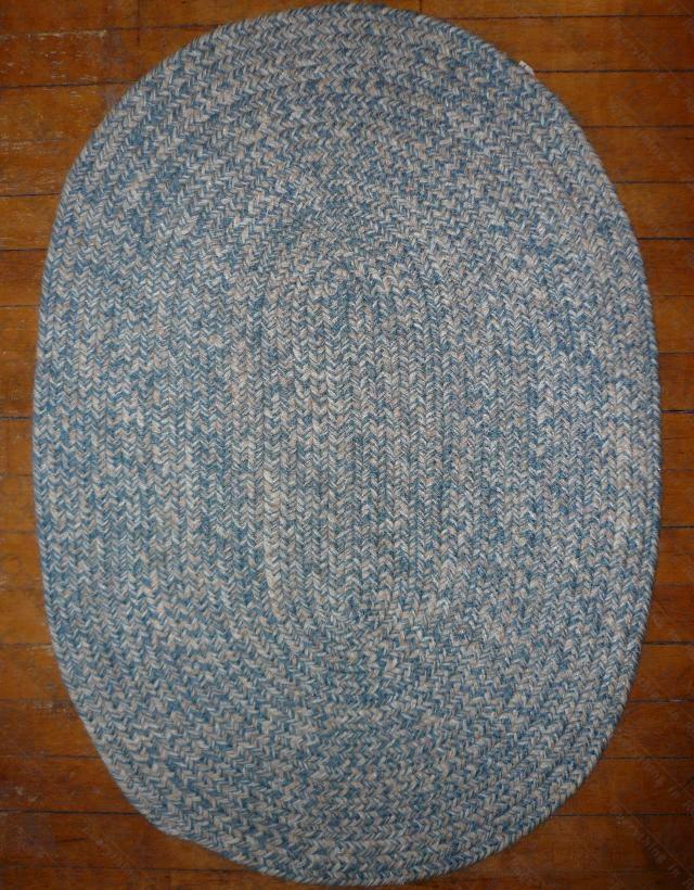 Calico Light Blue Tweed (2'x3' oval)